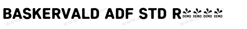 Baskervald ADF Std R字体转换